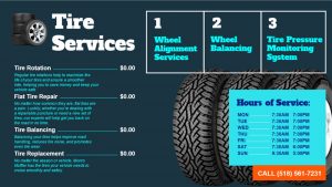 Promote your garage services in digital signage with right tools from Sign Menu