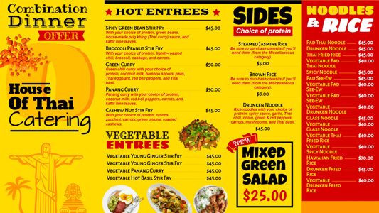 Digital Menu Board Templates