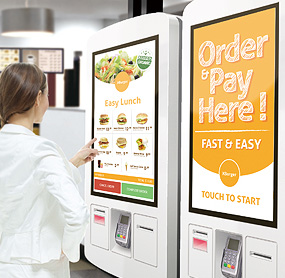 Digital menu boards for QSR