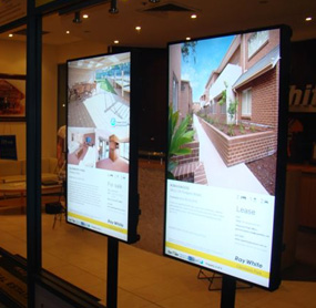 Digital menu boards for real estate