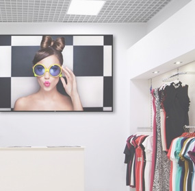 Digital menu boards for retail stores