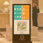 Use signage template at hospitality industry