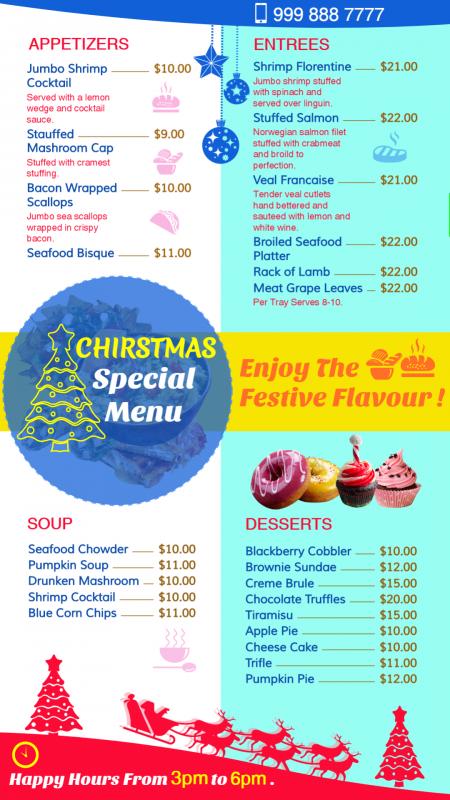 X-Mas  Menu