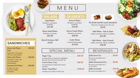 offer menu