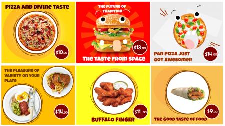 Food Industry Menu Board