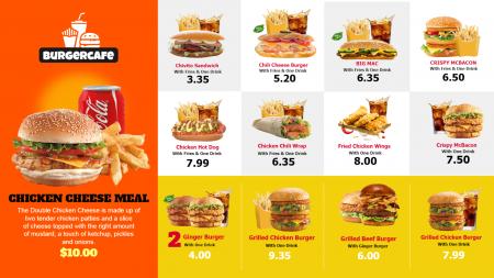 Combo burger menu