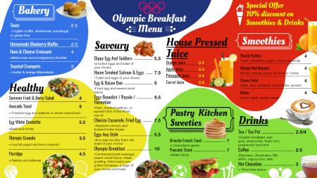 Olympics Menu