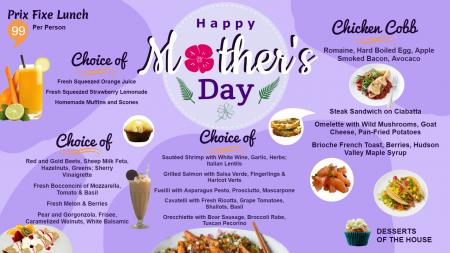 Mother's Day Menu