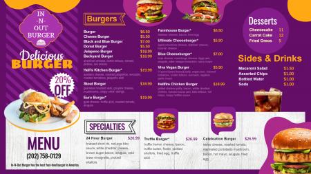 Burger menu